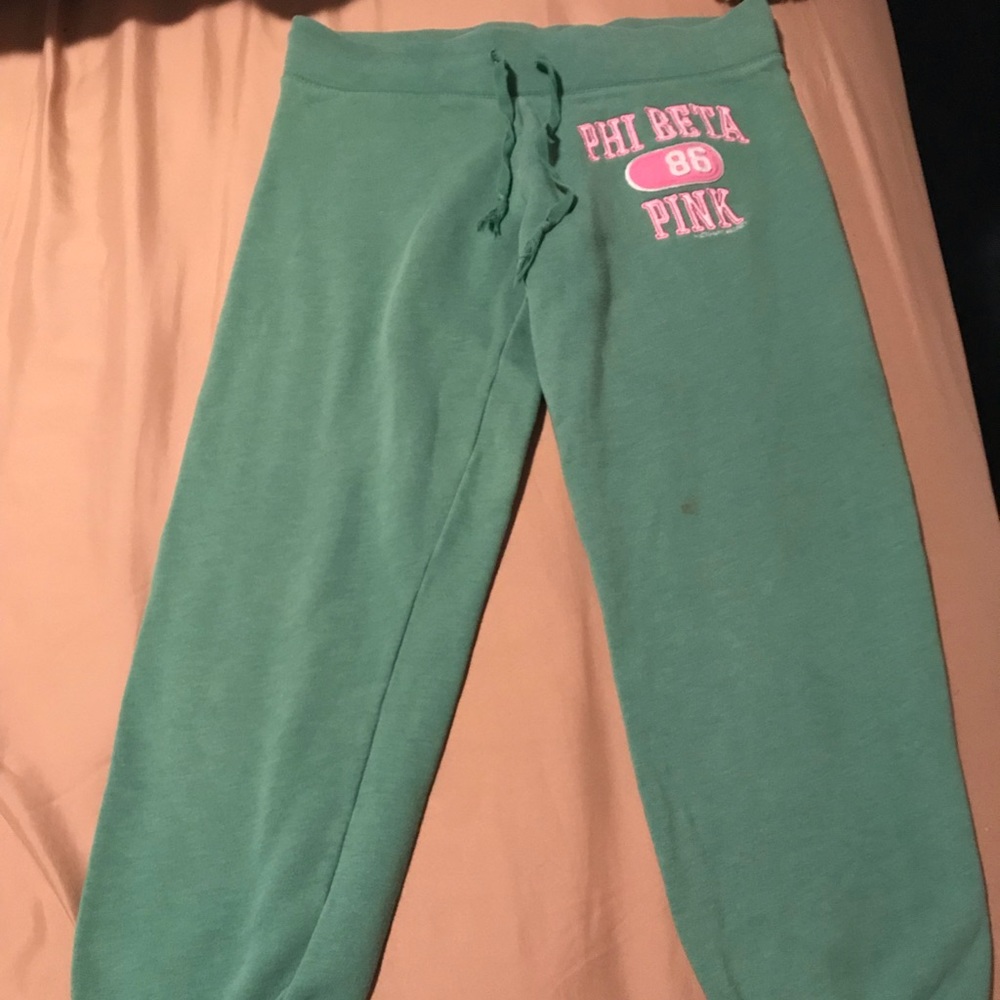 VS PINK cropped sweat pants